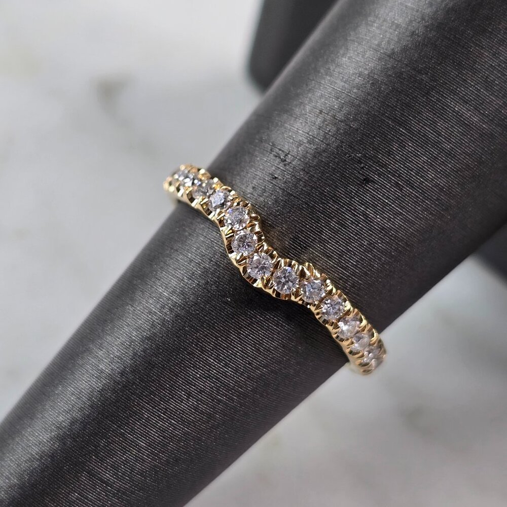 Womens Vintage Estate 14K Yellow Gold Neil Lane Diamond Ring 2.5g E7027